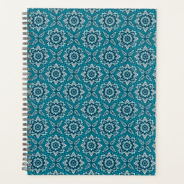 Agenda Na moda Boho Padrão Geométrico Floral