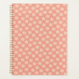 Agenda Na moda cor-de-rosa Padrão Floral Rosa cor-de-rosa