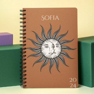 Agenda Na moda Modern Sun & Moon Terracotta