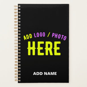 AGENDA NA MODA MODERNO PERSONALIZÁVEL NEGRO VERIFICADO CO