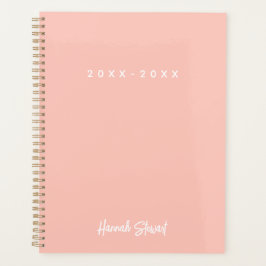 Agenda Na moda Trendy Blush Menino Minimalista Rosa