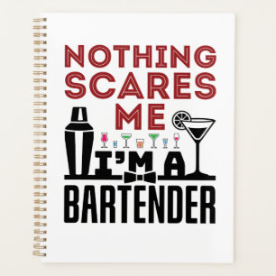 Agenda Nada me assusta, sou barman