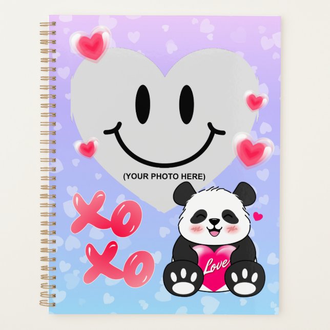Agenda Namorados Panda no Amor (Frente)
