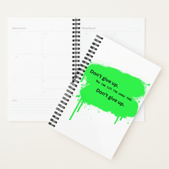 Agenda não desista_você cancussao o tempo todo (Exibição)