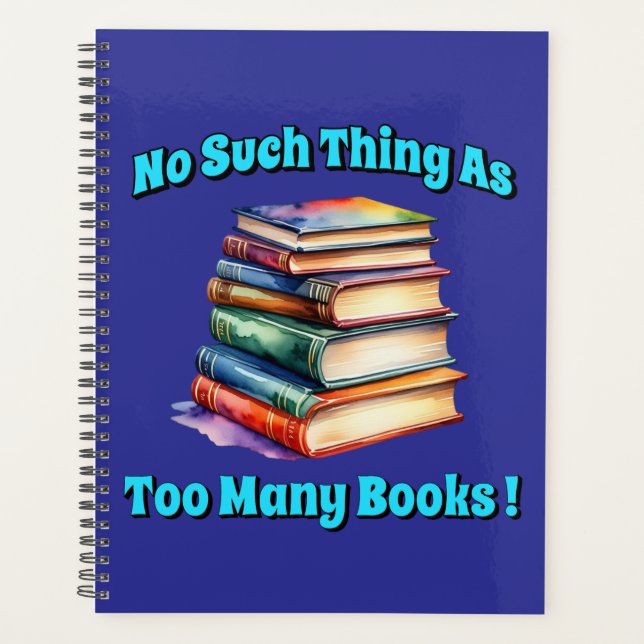 Agenda Não, não, tantos livros! (Frente)