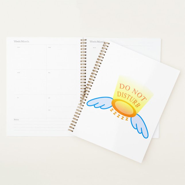 Agenda Não perturbe o modo de latência voando halo e asas (Criador carregado)