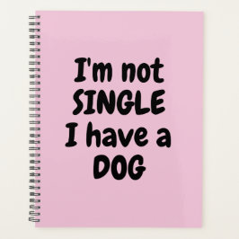 Agenda Não sou Solteiro de ter um Cachorro