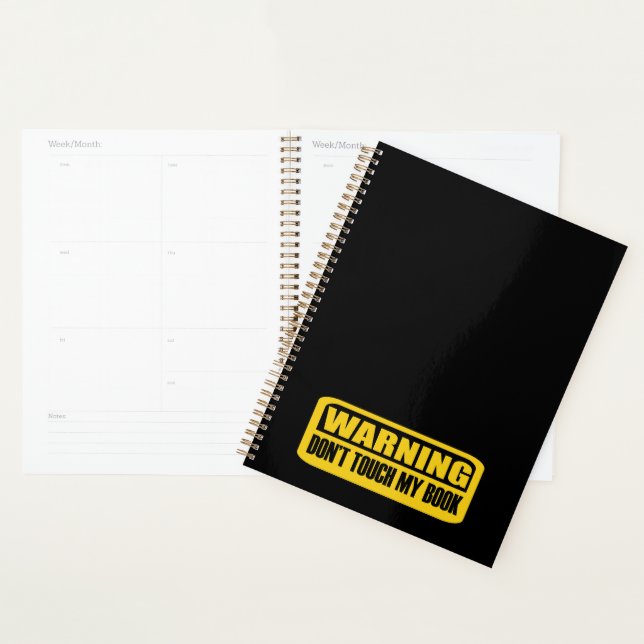 Agenda não toque no meu livro (Exibição)