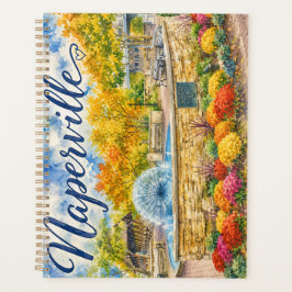 Agenda Naperville Illinois Fonte de Dente-de-Leão Riverwa