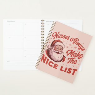 Agenda Natal Antigo Papai Noel Enfermeiras Fazem a Lista