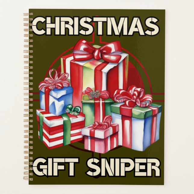 Agenda Natal, atirador, presente, exército (Frente)