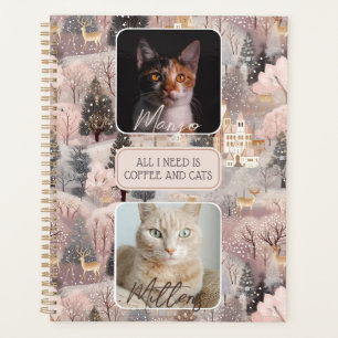 Agenda Natal de Colagem de Fotos de Pets Personalizados