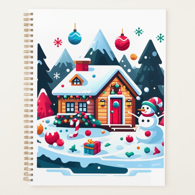 Agenda Natal: Férias Quentes e Cozy Férias (Frente)