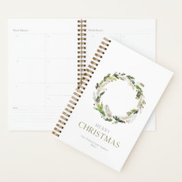Agenda Natal Greenery Wreath
