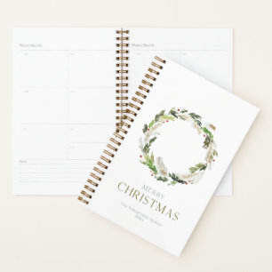 Agenda Natal Greenery Wreath