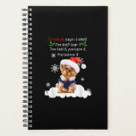 Agenda Natal Yorkshire Terrier Funny Yorkie Puppy<br><div class="desc">Natal Yorkshire Terrier Funny Yorkie Puppy</div>