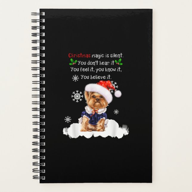 Agenda Natal Yorkshire Terrier Funny Yorkie Puppy (Frente)