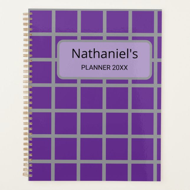 Agenda Nathaniel personalizável (Frente)