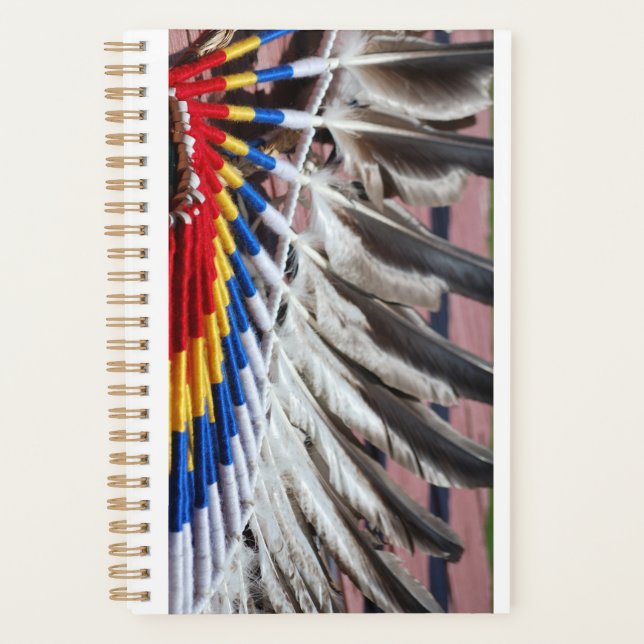 Agenda Native American Indian decorated Planner (Frente)
