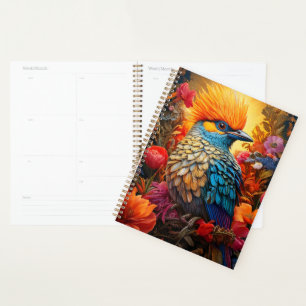 Agenda Natureza Whimesi Pássaro Azul n.o 2