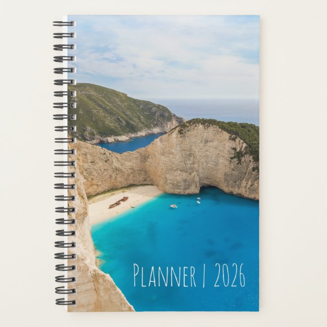 Agenda Navagio Beach Greece – Shipwreck Beach Calendar (Frente)