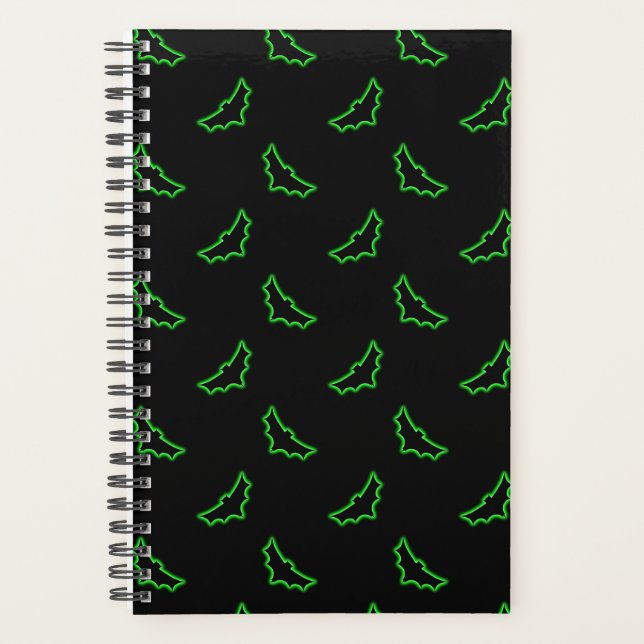 Agenda Neon Bats Verdes (Frente)