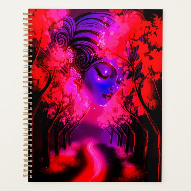 Agenda Neon Goddess in Enchanted Forest (Frente)
