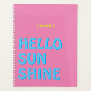 Agenda Neon Hello Sunshine 2019-2020 Planner