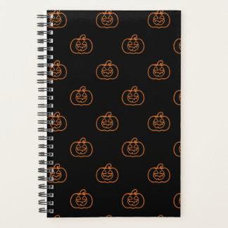 Agenda Neon Jack-o-Lantern Planner