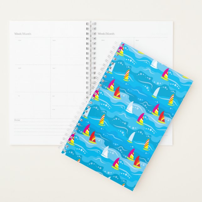 Agenda Neon Yacht Pattern (Exibição)