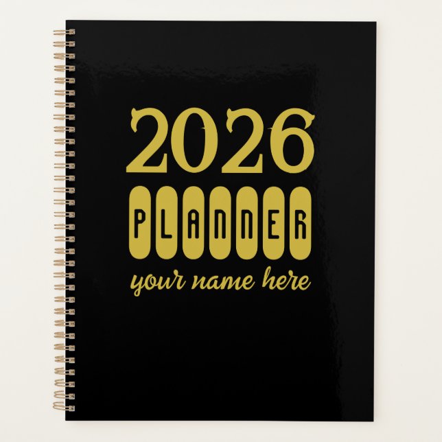 Agenda New Year 2026 Planner (Frente)