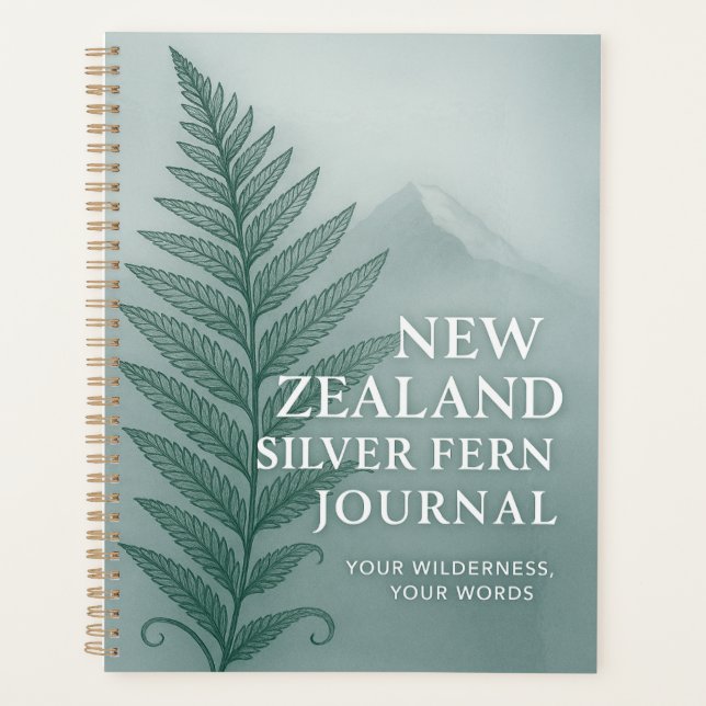 Agenda New Zealand Silver Fern Journal – Wilderness  (Frente)