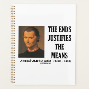 Agenda Niccolo Maquiavelli Os Fins Justificam Os Meios
