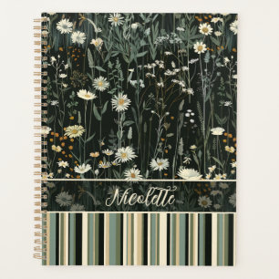Agenda Nicolette Dark Daisy Floral Striped