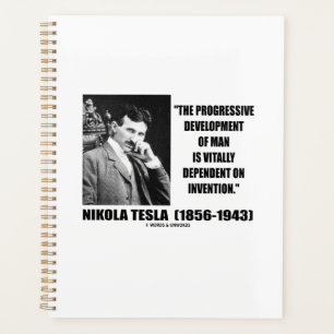 Agenda Nikola Tesla Progressive Development Of Man Cote