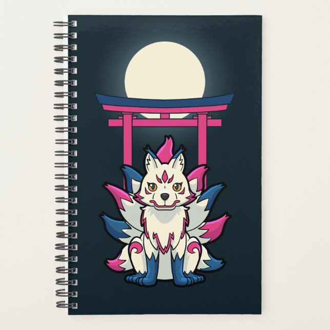 Agenda Nine-Tailed Kitsune- Japanese Fox Yokai (Frente)