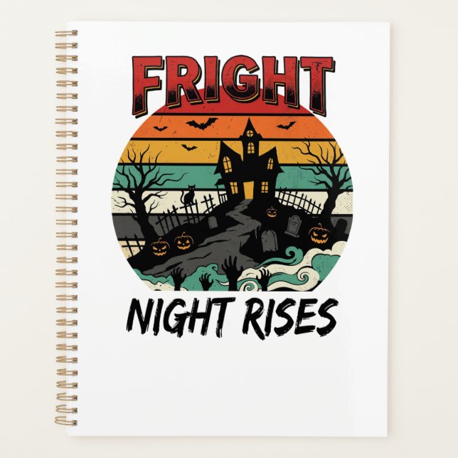 Agenda Noite de Terror no Cemitério de Halloween (Frente)
