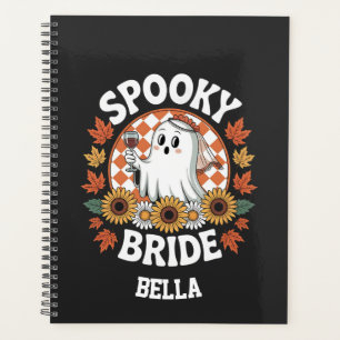 Agenda Noiva Assustadora Fantasma Halloween Personalizado