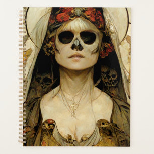 Agenda Noiva do Horror Gótico da Morte