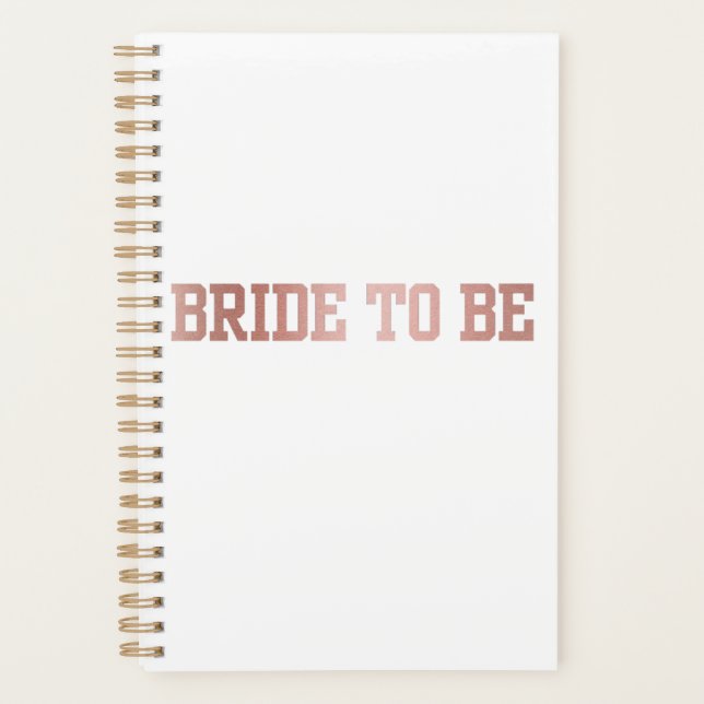 Agenda Noiva Rose Gold (Frente)