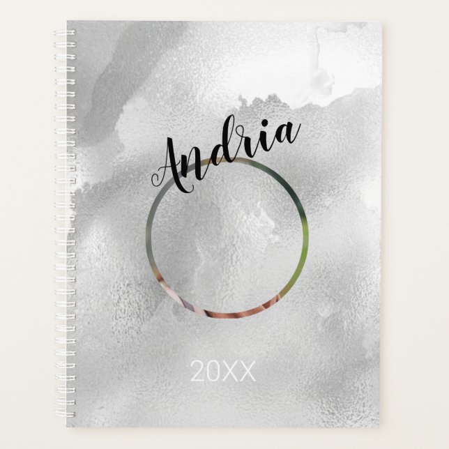 Agenda Nome/Ano/FotografiaAbstrato Branco Branco Negro (Frente)