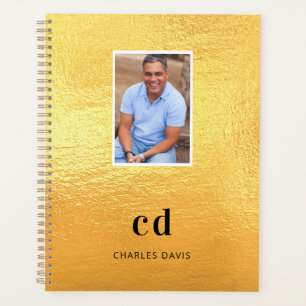 Agenda Nome das iniciais do monograma com fotografia met