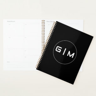Agenda Nome de iniciais personalizável