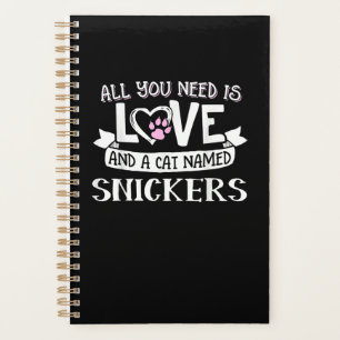 Agenda Nome do Cat Snickers Lovers Tudo que você preci