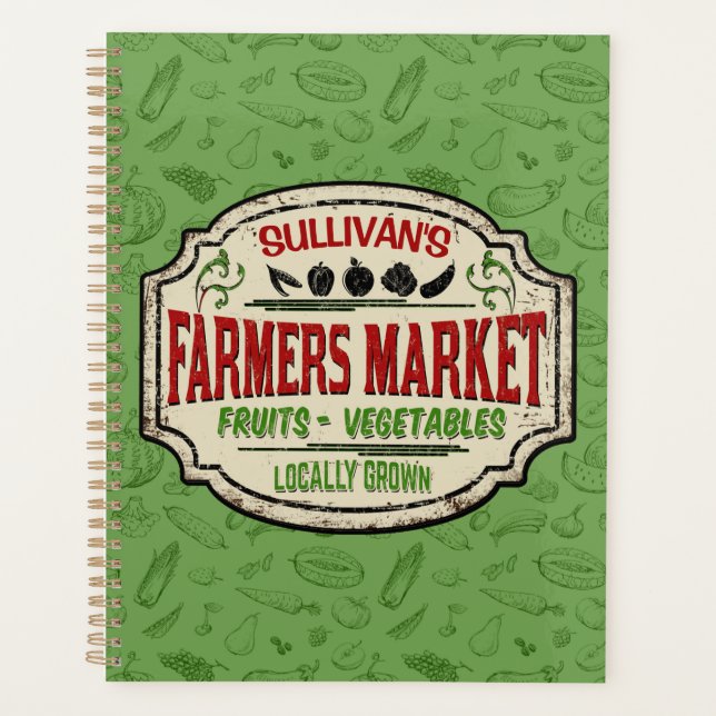 Agenda NOME DO PRODUTO DE Jardim Fresco (Frente)