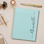 Agenda Nome do Script Elegante<br><div class="desc">Planeador de nomes personalizado do Aqua Mint Green. Entre em contato comigo para obter ajuda com a personalização, se necessário.</div>