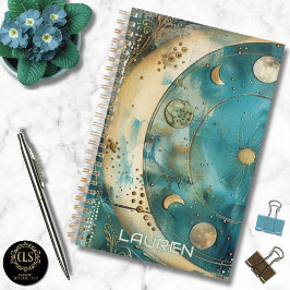 Agenda Nome Limpo Celestial Lua e Sol