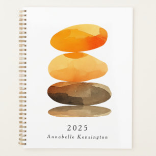 Agenda Nome Personalizado de Cor de Água do Abstrato Mode