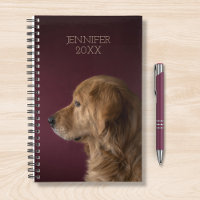 Nome Personalizado do Ano de Retriever do ouro