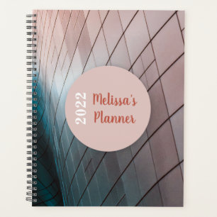 Agenda Nome Personalizado do Script Geométrico Moderno 20